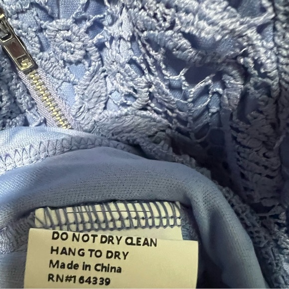 Petal & Pup ALLYSSA MINI DRESS -BLUE, Mew with Tags, Size Medium - Picture 6 of 9